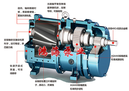 泊頭市鴻海泵業<strong />HTLB<b>凸輪轉子泵</b></strong> / <strong>無堵塞排污泵</strong> / <strong>高粘度轉子泵</strong>